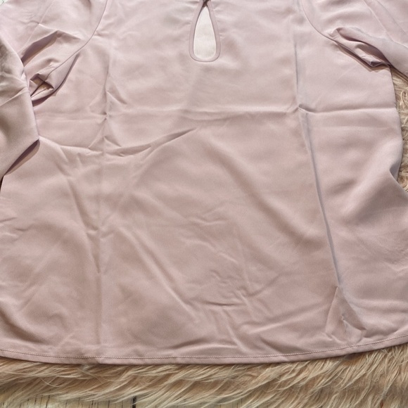 NWT J. Crew Puff-sleeve satin-back crepe top in Lavender sz MT - Picture 7 of 11